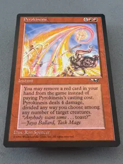 Pyrokinesis Alliances MTG-Never Played NM/Mint-Vintage Magic the Gathering - Image 3