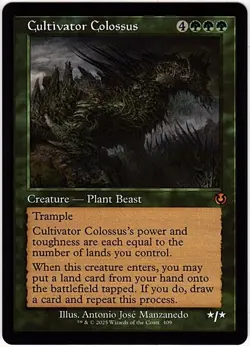 MTG Innistrad Remastered Cultivator Colossus Retro Frame NM (Mythic) - Image 1