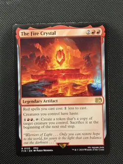 The Fire Crystal Final Fantasy Magic The Gathering Non Foil NM - Image 1