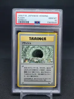 1998 Flash Japanese Vending Series 2 PSA 10 GEM MT Pokemon TCG - Image 1