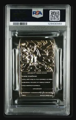 1999 Burger King Pokemon Charizard Gold Card PSA 9 MINT ✨ - Image 2
