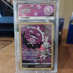 Pokemon TCG Koffing Holo Card Sun Moon Cosmic Eclipse 243/236 Ace Mint 9 - Image 1