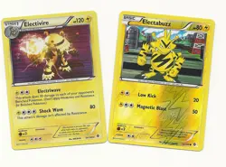 ELECTIVIRE (Holo)+ELECTABUZZ (RH) -2 EVO Boundaries Crossed Pokemon Card NM/MINT - Image 1