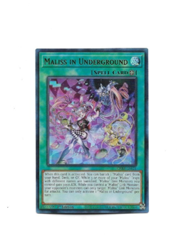 Yugioh Yu-Gi-Oh! Maliss In Underground CRBR-EN021 1st edition UR Ultra rare Card - Image 1