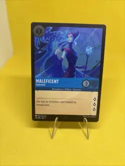 Disney Maleficent Uninvited Lorcana the First Chapter Foil Card 151/204 - Image 1