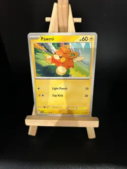 Pawmi 074/198 Pokemon Karte TCG aus Karmesin und Purpur EN - Image 1