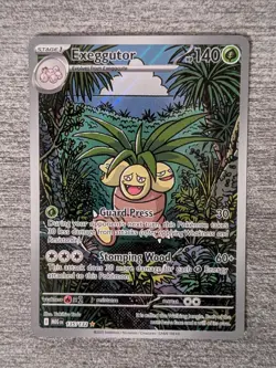 Pokemon TCG Pokemon Exeggutor 135/132 illustration Rare Holo - OC57 - Image 1