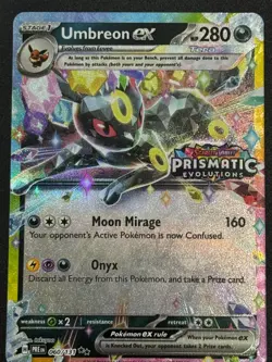 ✳ Pokemon Prismatic Evolutions Umbreon ex 060/131 Surprise Box Stamped ✳ - Image 1