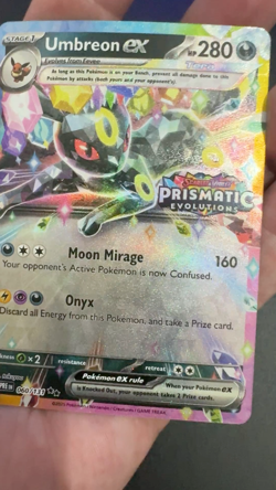 ✳ Pokemon Prismatic Evolutions Umbreon ex 060/131 Surprise Box Stamped ✳ - Image 2