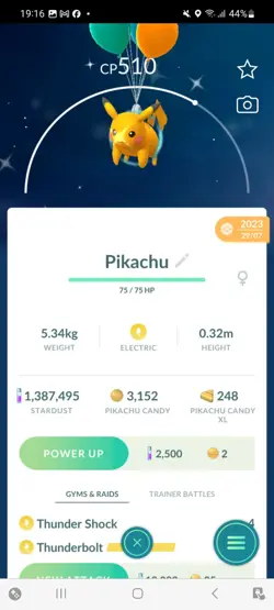 Pokemon Go Shiny Pikachu Balloons - Image 1