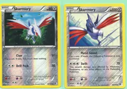 2X SKARMORY 95, 96/149 BOUNDARIES CROSSED Pokemon REV HOLO- NM/M 2012 RELEASE - Image 1