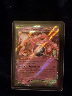 Team Rocket's Mewtwo ex 205 Sv: Scarlet & Violet Promo Cards Holo - Image 1