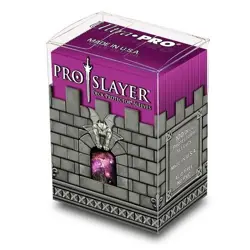 ULTRA PRO 100 PRO-SLAYER STANDARD DECK PROTECTOR CARD SLEEVES HOT PINK 84257 - Image 1