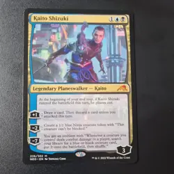 MTG Kaito Shizuki Kamigawa: Neon Dynasty Magic The Gathering +FREE CARDS - Image 1