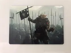 Ugluk of the White Hand Art Series MTG Magic the Gathering Card NM Near Mint LTR - Image 1