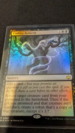 MTG: Coiling Rebirth, FOIL, R 0086, Bloomburrow - Image 1
