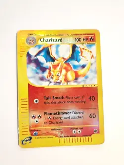 CHARIZARD Reverse HOLO 39/165 Expedition - Carta Pokemon Original Damaged 🔥⭐ - Image 1