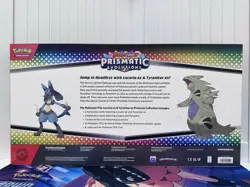 Lucario Ex & Tyranitar Ex Premium Collection Prismatic Evolution Pokemon SV - Image 2