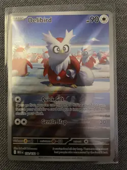 Delibird Illustration Rare Mega Evolution IR MEG 152/132 Near Mint Pokemon TCG - Image 1