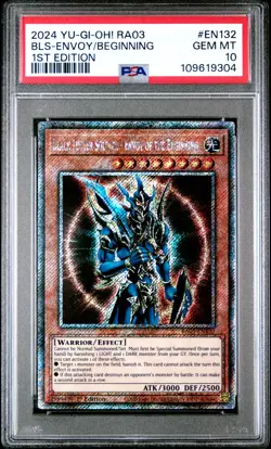 2024 1ST ED #EN132 BLACK LUSTER SOLDIER - ENVOY OF THE BEGINNING PSA 10 - Image 1