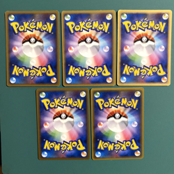 JAPANESE POKEMON GASTLY & HAUNTER SET 5x CARDS - MODERATELY PLAYED - Image 2