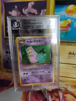 Pokemon Card DARK Slowbro Lahmus Team Rocket Gang Japan Holo BGS Beckett 7 (8.5) - Image 1