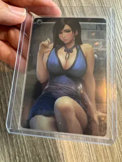 TIFA LOCKHART Final Fantasy 7 Sexy Goddess Story Anime Waifu Card Girl Foil ACG - Image 1