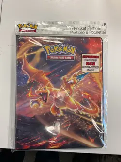 Ultra Pro Pokemon Brilliant Stars 9 Pocket Portfolio Charizard Whimsicott 74427157883 - Image 1