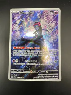Pokemon TCG Munkidori Illustration Rare Shrouded Fable 072/064 - Image 1