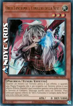 ORCO FANTASMA & CONIGLIO DELLA NEVE • Ultra R • LCKC IT078 • Unl • Yugioh! - Image 1