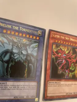 Yu-Gi-Oh Egyptian Gods Obelisk Slifer Ra Legendary 25th Anniversary LC01 - Image 3