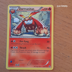 Pokemon Card Darmanitan 25/114 Black & White - Image 1