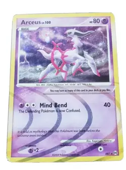 Pokemon TCG Cards Arceus AR7 Platinum Arceus Secret Rare Holo, Excellent - Image 1