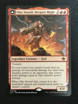 Ojer Axonil, Deepest Might / Temple of Power MTG LCI M 0158 Lost Caverns Ixalan - Image 1