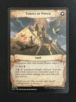Ojer Axonil, Deepest Might / Temple of Power MTG LCI M 0158 Lost Caverns Ixalan - Image 2