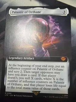 Palantir of Orthanc (Extended Art) Universes Beyond: The Lord of the Rings:... - Image 1