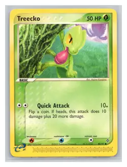 Pokemon TCG Treecko 80/97 Dragon Normal LP - Image 1