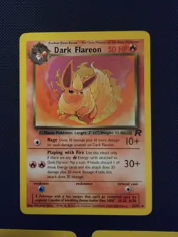 Pokemon TCG Team Rocket Eeveelution Dark Flareon Vaporeon Jolteon Unlim Lot LP - Image 2