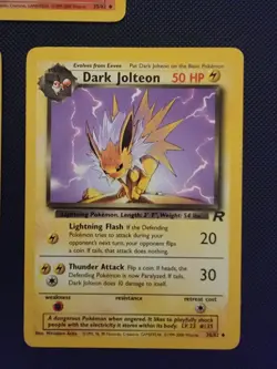 Pokemon TCG Team Rocket Eeveelution Dark Flareon Vaporeon Jolteon Unlim Lot LP - Image 3