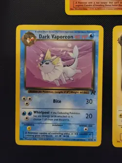 Pokemon TCG Team Rocket Eeveelution Dark Flareon Vaporeon Jolteon Unlim Lot LP - Image 4