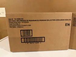 Pokemon TCG Salamence ex & Reshiram ex PREMIUM COLLECTION BOX SEALED CASE - Image 1