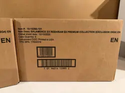 Pokemon TCG Salamence ex & Reshiram ex PREMIUM COLLECTION BOX SEALED CASE - Image 2