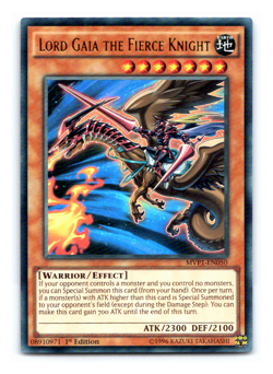Lord Gaia the Fierce Knight - MVP1-EN050 - Ultra Rare - 1st Edition Yugioh - Image 1
