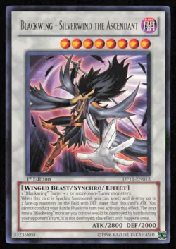 Blackwing - Silverwind the Ascendant - DP11-EN015 Rare 1st Edition LP - Image 1