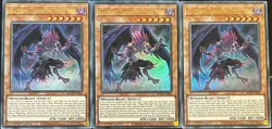 Yugioh Blackwing - Simoon The Poison Wind BLCR-EN062 Ultra Rare 1st Mint x3 - Image 1