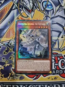 RA01-EN020 Dogmatika Ecclesia, the VIrtuous Collector's Rare 1st Ed YuGiOh - Image 1