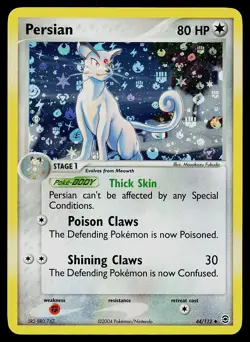 Pokemon Card - Persian FireRed & LeafGreen 44/112 Reverse Holo - Image 1