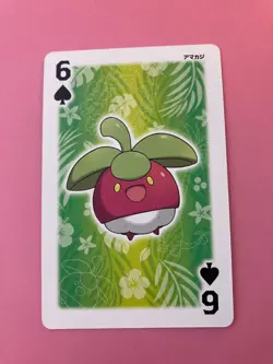 Bounsweet pokemon Playing Poker Card LUNALA Nintendo Japanese Very Rare - Image 3