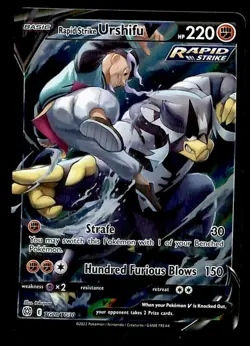 Urshifu V Trainer Gallery Brilliant Stars TG20/TG30, NM Pokemon Card - Image 1