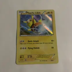 Pokemon Pikachu TCG Holo Card Libre 30/30 XY Trainer Card 🔥 - Image 1